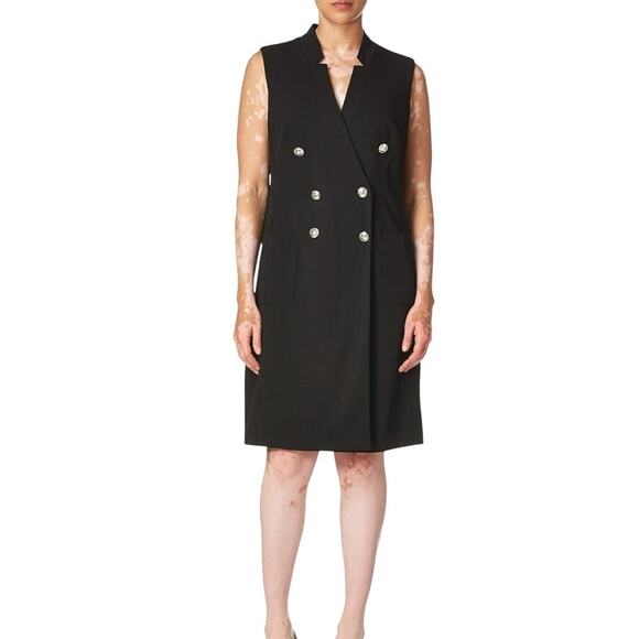 Tommy Hilfiger Dresses & Skirts - Tommy Hilfiger Sleeveless Double Breasted Sailor Dress Size 6 Black